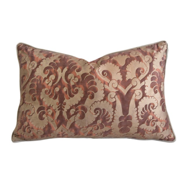 Designer Mariano Fortuny Laotze Italian Feather/Down Pillow For Sale In Los Angeles - Image 6 of 6