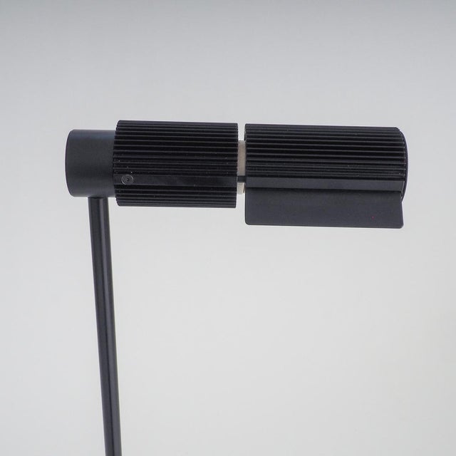 1960s Black Haloprofil 878HR Floor Lamp by Viktor Frauenknecht for Swiss Lamps, 1960s For Sale - Image 5 of 13