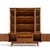 Young Manufacturing Mid Century Walnut Curved Credenza and Hutch For Sale - Image 11 of 11