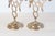 Brass Peacock Three-Arm Candelabras With Pierced Filigree For Sale - Image 11 of 12