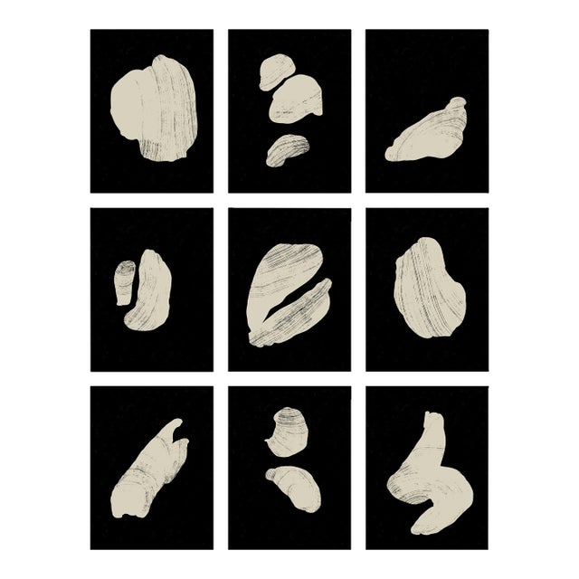 Abstract Figure Giclee Prints - Set of 9 For Sale