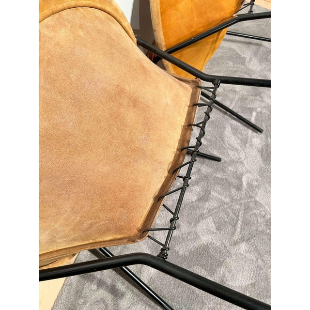 Set of Suede Balloon Chairs attributed to Hans Olsen For Sale - Image 18 of 18