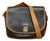 Vintage Celine Black and Tan Leather Crossbody Shoulder Bag For Sale