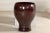 Contemporary Large Hand-Crafted Artisan Ceramic Vessel in Reddish-Brown Glaze For Sale - Image 3 of 12
