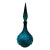 Vintage Empoli Genie Teal Blue Glass Decanter - Italian For Sale