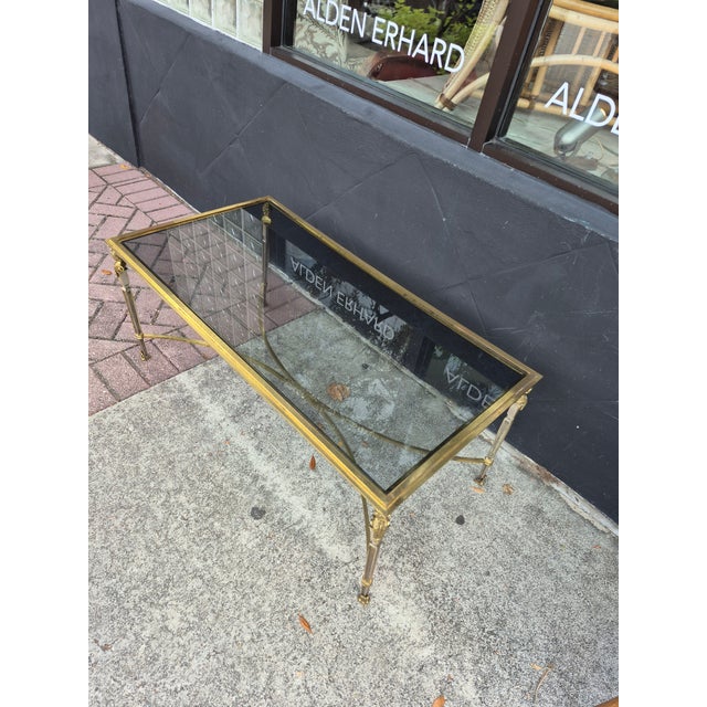 Maison Jansen Vintage Maison Jansen Style Coffee Table For Sale - Image 4 of 6