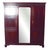 English Mahogany Wardrobe with Mirror, 1910 For Sale - Image 10 of 10