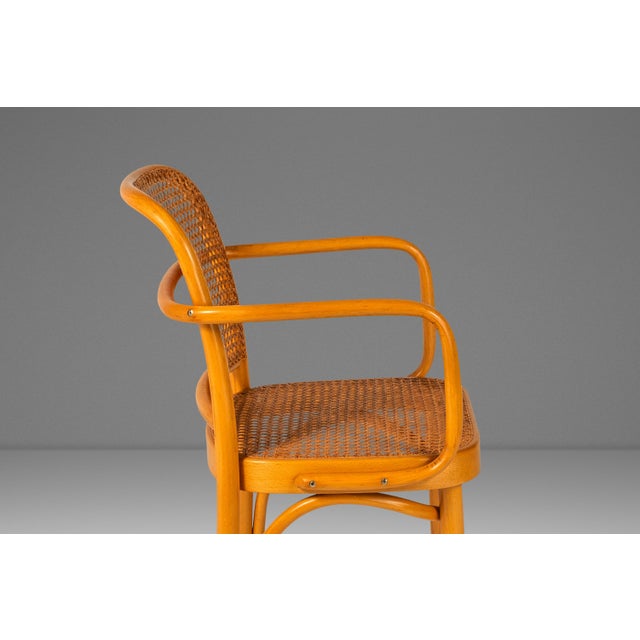 Set of Two (2) Bentwood Model 811 "Prague" Dining Chairs by Josef Frank & Josef Hoffmann for Stendig, Poland, C. 1960s For Sale In Orlando - Image 6 of 18