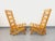 Set of Vintage Brutalist Wooden Slatted Armchairs, 1960s For Sale - Image 18 of 18