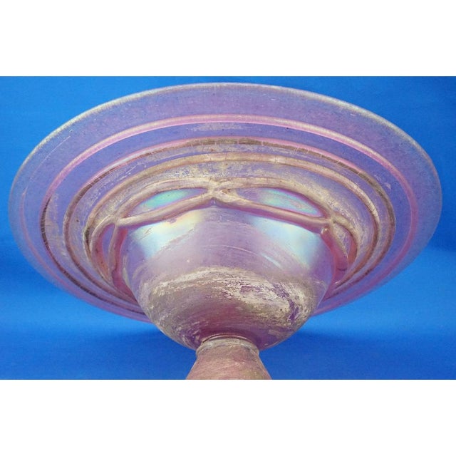 Iridescent Pink Murano Glass Vase from Seguso, 1900s For Sale - Image 14 of 18