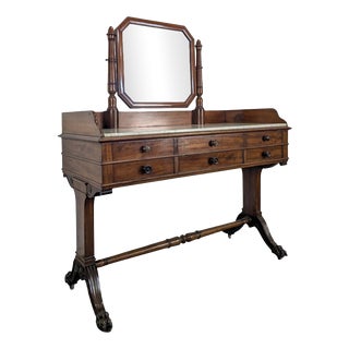Louis Philippe Dressing Table in Mahogany For Sale