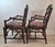 Chinoiserie Vintage Chinese Chippendale Organic Bamboo Dining Armchairs - A Pair For Sale - Image 3 of 16