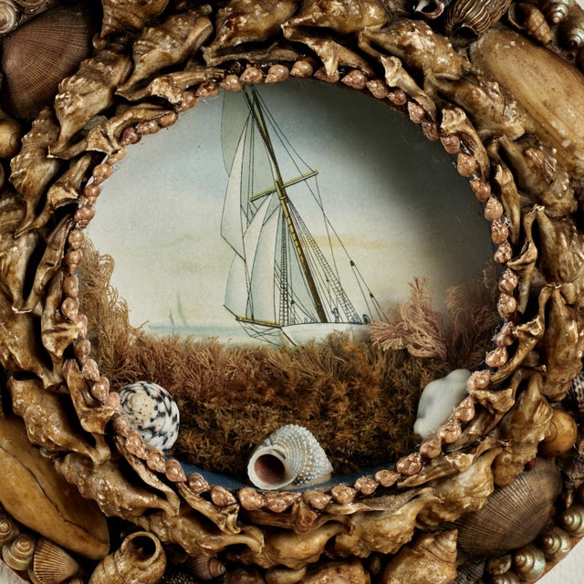 Pair of Antique British Colonial Sailors Valentine For Sale - Image 14 of 17