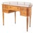 Biedermeier Style Demilune Walnut Desk For Sale