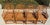Brown Vintage Rattan Bamboo Brighton Pavillion Chairs With Caned Seats, a Set of 4 For Sale - Image 8 of 11