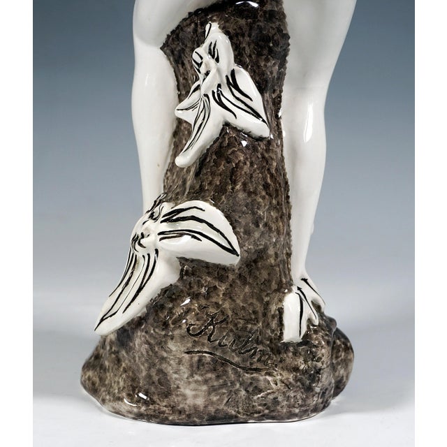 Ceramic Vintage Art Deco Papagena Dancer Figurine, 1920s For Sale - Image 7 of 9