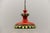 Metal Large Handmade Ceramic Pendant Lamp, Italy, 1960s For Sale - Image 7 of 13