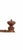 Wood Antique Hollywood Regency King Size Faux Bamboo Cherry Bed For Sale - Image 7 of 9