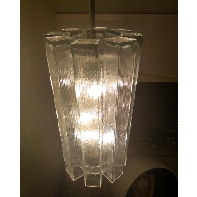 Glass Pendant Lamp from Doria, 1970s For Sale - Image 4 of 11