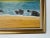 Blue 1980"s Scheno Ocean Sunrise Seascape Oil Painting, Framed For Sale - Image 8 of 11