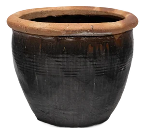 Chinese Glazed Garden Rain Pot, C. 1890