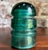 Industrial Antique Brookfield Glass Company CD 145 Beehive Aqua Blue Glass Insulator For Sale - Image 3 of 6