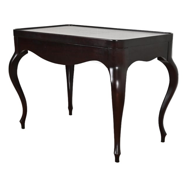 Barbara Barry for Baker Furniture French Regency Dark Mahogany Console or Side Table For Sale