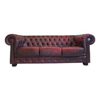 Chesterfield Three-Seater Club Sofa, 2000s For Sale