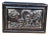 Carved Hardwood Sliding Jewelry Box With Flying Dragon Relief For Sale