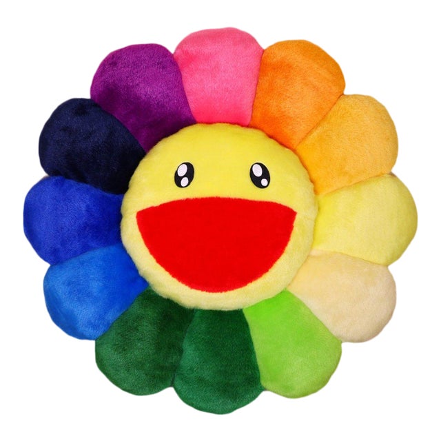 Takashi Murakami Kaikai Kiki Flower Cushion Chairish