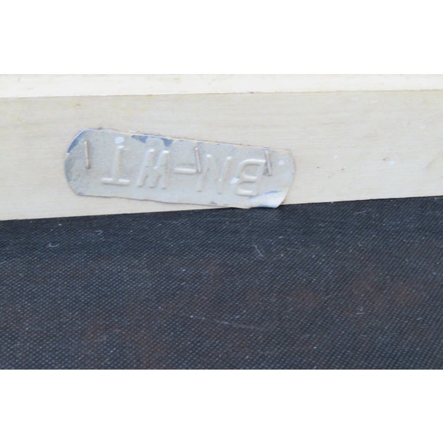 Shabby Chic French Shabby Chic Painted Vanity Bedroom Bench Stool Ottoman For Sale - Image 3 of 13