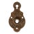 Victorian Bronze Ornate 4 In. Back Plate For Sale
