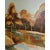 Harris Strong Studios Light Blue and Brown Grove Painting by Brent For Sale - Image 6 of 12