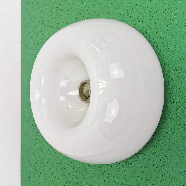 Glass Cefoniera Wall Light by Velella Achille and Piergiacomo Castiglioni for Flos, 1967 For Sale - Image 7 of 7