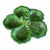1960s Inarco E2603 Green Majolica-Style Fruit and Leaf Divided Serving Platter For Sale