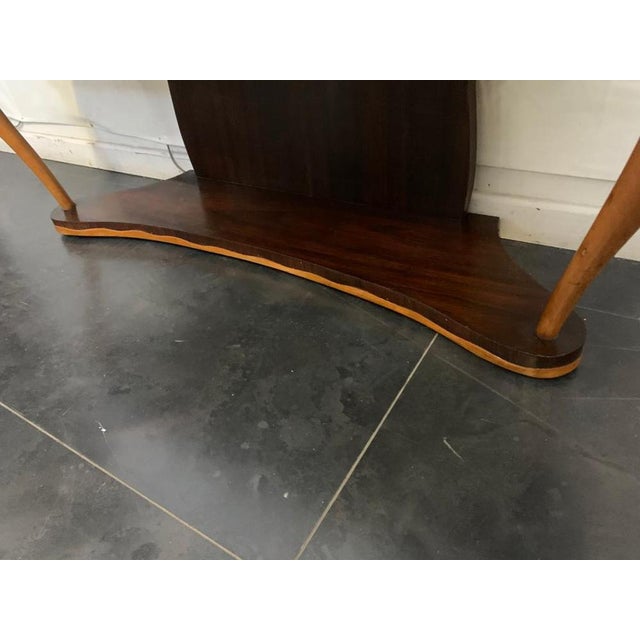 Brown Rosewood Console Table by Paolo Buffa, 1940s For Sale - Image 8 of 12