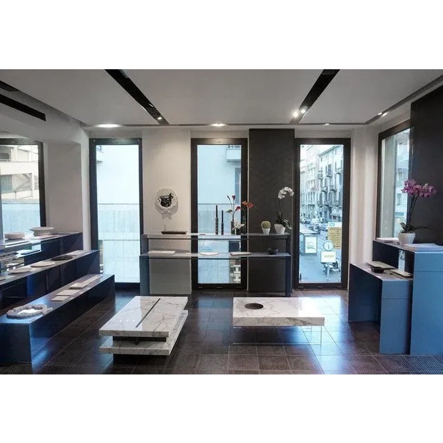 MMairo Modern Handcrafted Coffee Table in Italian Marble For Sale - Image 4 of 7