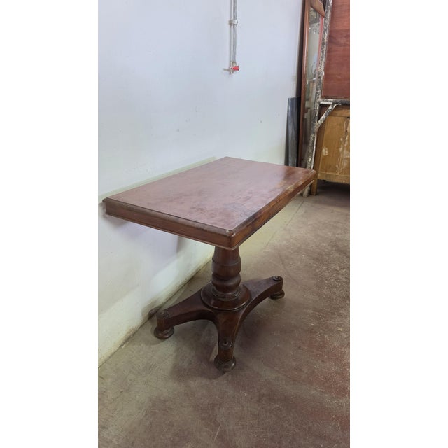 Wood Antique Console Table, 1890s For Sale - Image 7 of 10