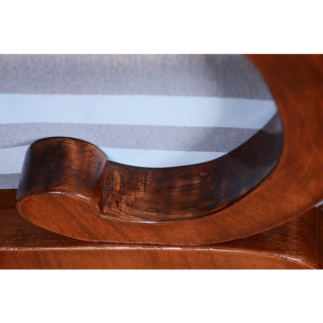 Biedermeier Lounge Chair in Oak, Spruce and Walnut, Austria, 1830s For Sale - Image 5 of 12