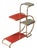 20th Century Bauhaus Tubular Steel Plant Stand with Colored Glass Shelves by Emile Guyot, Czechoslovakia, 1930 For Sale