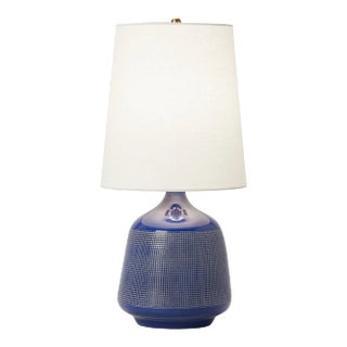 Aerin by Visual Comfort Studio Ornella Small Table Lamp in Blue Celadon For Sale