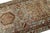 1920s Antique Heriz Serapi Runner Rug, Muted Blue and Sage Wool Corridor Rug For Sale - Image 5 of 9