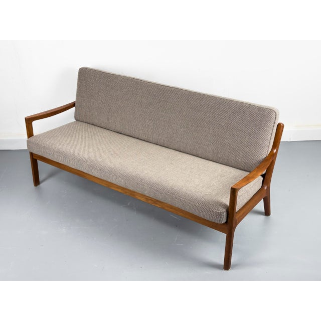 Teak 3-Seater Senator Sofa by Ole Wanscher for France & Søn, 1964 For Sale - Image 16 of 18