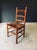 Low Rustic Ladder Back Dining Chairs in Oak and Rush, Belgium, 1950s, Set of 6 For Sale - Image 14 of 18