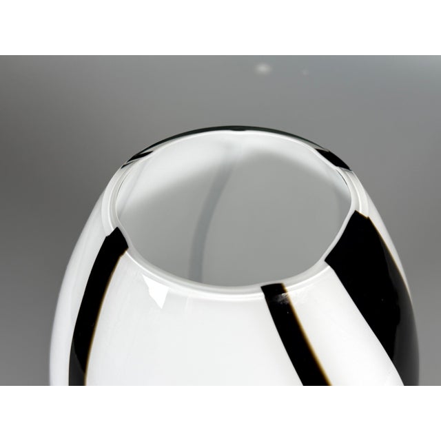Vintage Glass Table Lamp by Volux, Italy, 1980s For Sale - Image 8 of 16