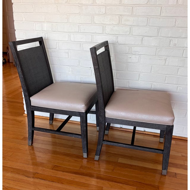 2010s Vintage Palecek Augusto Side Chairs - A Pair For Sale - Image 5 of 10