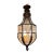 Antique Lantern-Shaped Ceiling Fixture With Three Arm Light Source Within For Sale