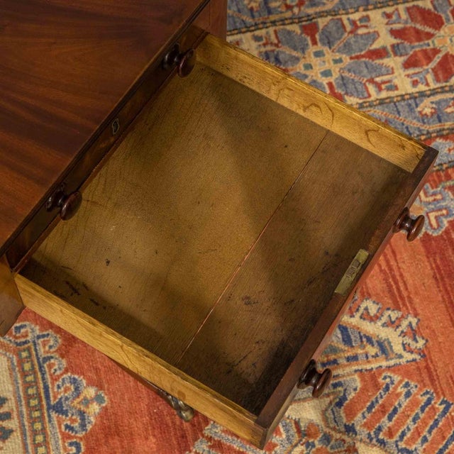 Regency Ladies Mahogany Worktable For Sale - Image 11 of 17