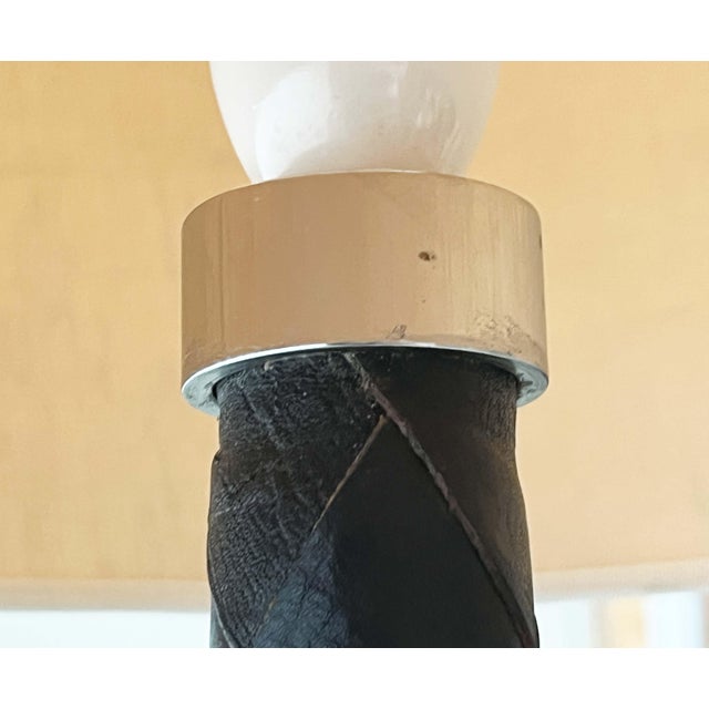 Mid-Century Modern Danish Model Flet Leather Floor Lamp by Jo Hammerborg for Fog & Morup, 1960s For Sale - Image 16 of 18