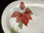 Block Spal porcelain platter - with a poinsettia watercolor - by renowned artist Mary Lou Geortzen (1929-2030)-widely...